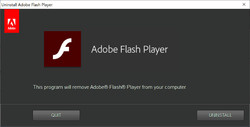 flash player uninstaller. скачать