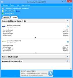 Connectify Hotspot Screenshot