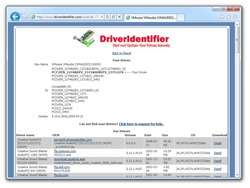 Driver Identifier Screenshot