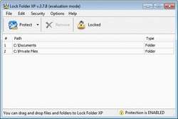 Lock Folder XP Screenshot