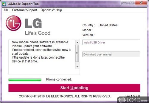 LG Support Tool