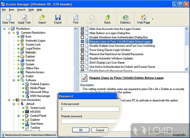Set Program Access Windows 8.1