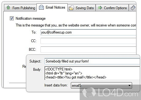 How to Use CoffeeCup Web Form Builder 75 - Software Tips