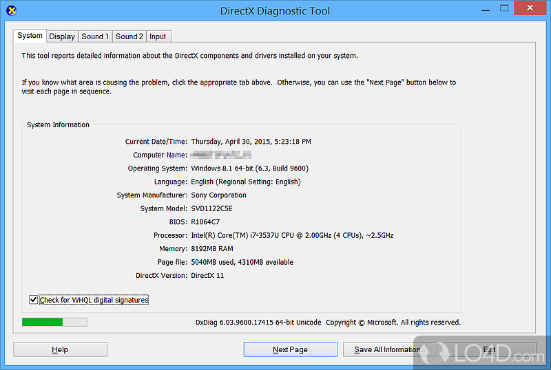 Directx Vista 64 Bit