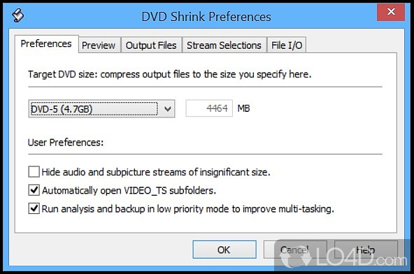 Screenshots of DVD Shrink (2)