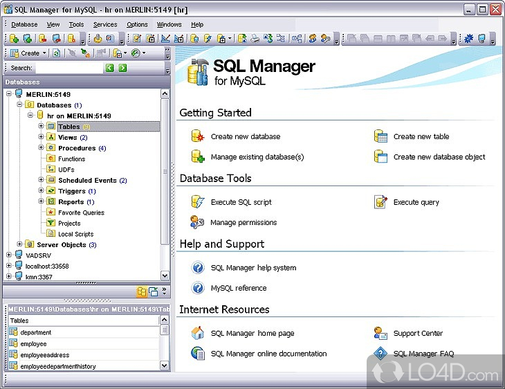 SQL Manager for MySQL