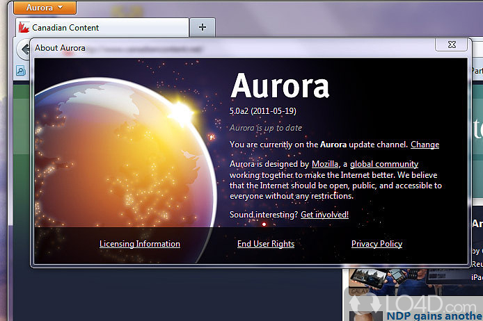 Aurora Browser Free Download For Xp