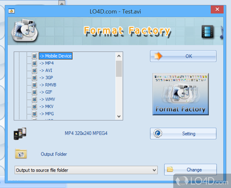   Format Factory Portable -  2