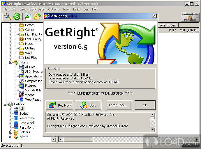 Getright V4.0 Beta 2