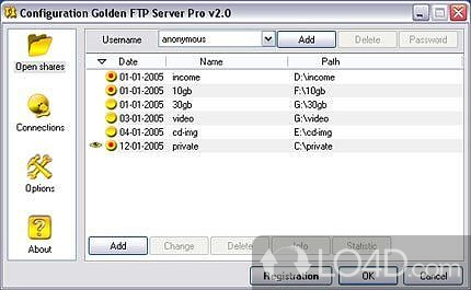 Golden FTP Server Pro v2.16. скачать Golden FTP Server Pro v2.16. F
