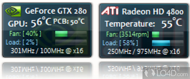 Computer Temperature Widget Windows Vista