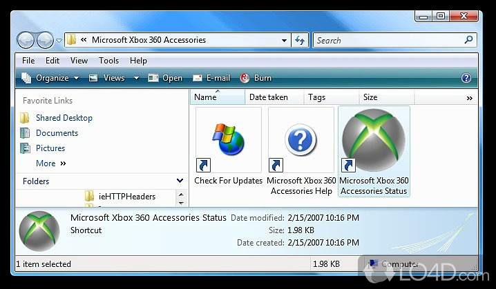 Microsoft Xbox 360 Accessories   Windows 7 -  3