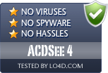ACDSee 4 is free of viruses and malware.