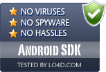 Android SDK is free of viruses and malware.