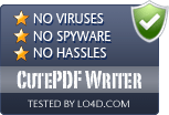 CutePDF Writer is free of viruses and malware.