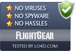 FlightGear is free of viruses and malware.