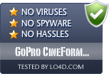 GoPro CineForm Studio is free of viruses and malware.