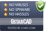 GstarCAD is free of viruses and malware.