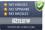 H2testw is free of viruses and malware.