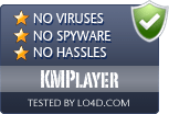 KMPlayer is free of viruses and malware.