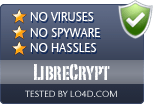 LibreCrypt is free of viruses and malware.