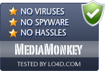 MediaMonkey is free of viruses and malware.