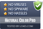 Natural Color Pro is free of viruses and malware.