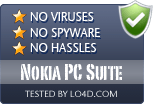 Nokia PC Suite is free of viruses and malware.
