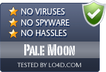 Pale Moon is free of viruses and malware.