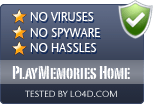 PlayMemories Home is free of viruses and malware.
