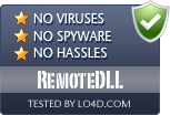 RemoteDLL is free of viruses and malware.