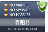 Typeit! is free of viruses and malware.