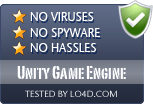 Unity Game Engine is free of viruses and malware.