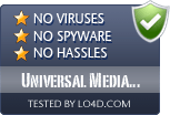 Universal Media Server is free of viruses and malware.