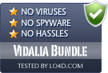 Vidalia Bundle is free of viruses and malware.