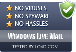 Windows Live Mail is free of viruses and malware.