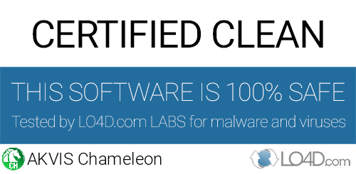 AKVIS Chameleon is free of viruses and malware.