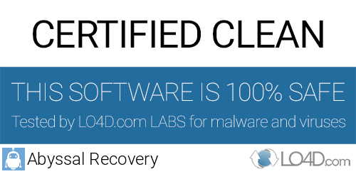 Abyssal Recovery is free of viruses and malware.