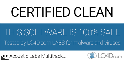Acoustic Labs Multitrack Recorder is free of viruses and malware.