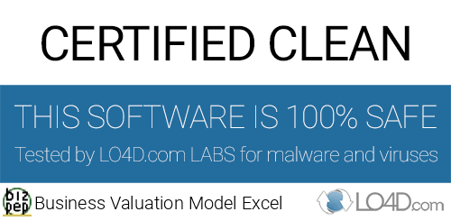 Business Valuation Model Excel is free of viruses and malware.