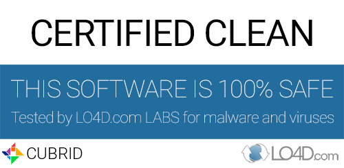 CUBRID is free of viruses and malware.