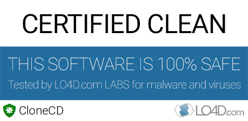 CloneCD is free of viruses and malware.