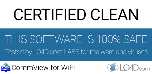 CommView for WiFi is free of viruses and malware.