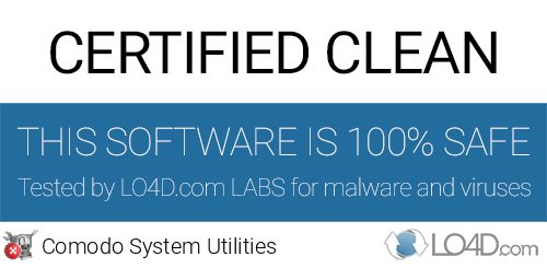 Comodo System Utilities is free of viruses and malware.