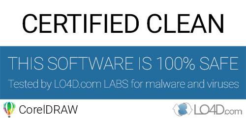 CorelDRAW is free of viruses and malware.