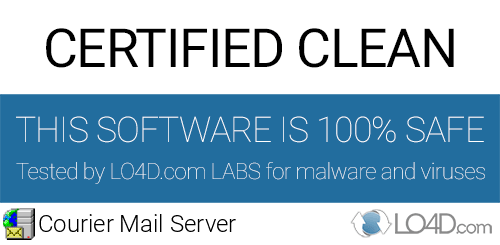 Courier Mail Server is free of viruses and malware.