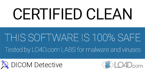 DICOM Detective is free of viruses and malware.