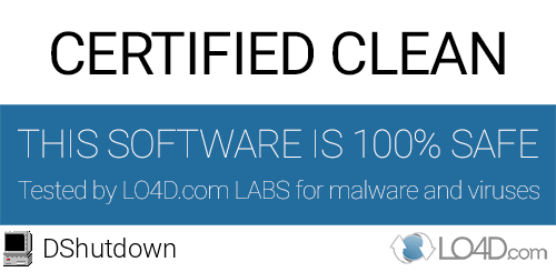 DShutdown is free of viruses and malware.