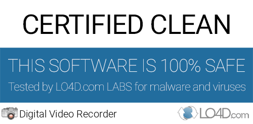 Digital Video Recorder is free of viruses and malware.