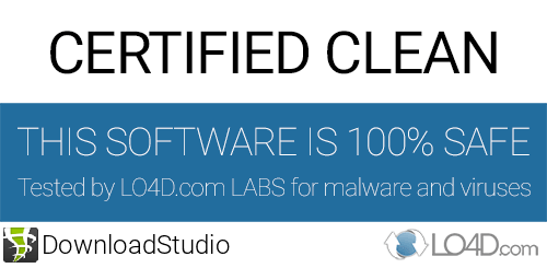 DownloadStudio is free of viruses and malware.